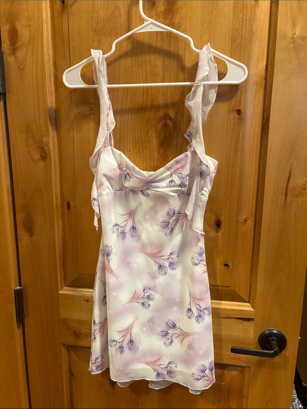 Lucy in the Sky Lavender and Pink Floral Slip Dress
